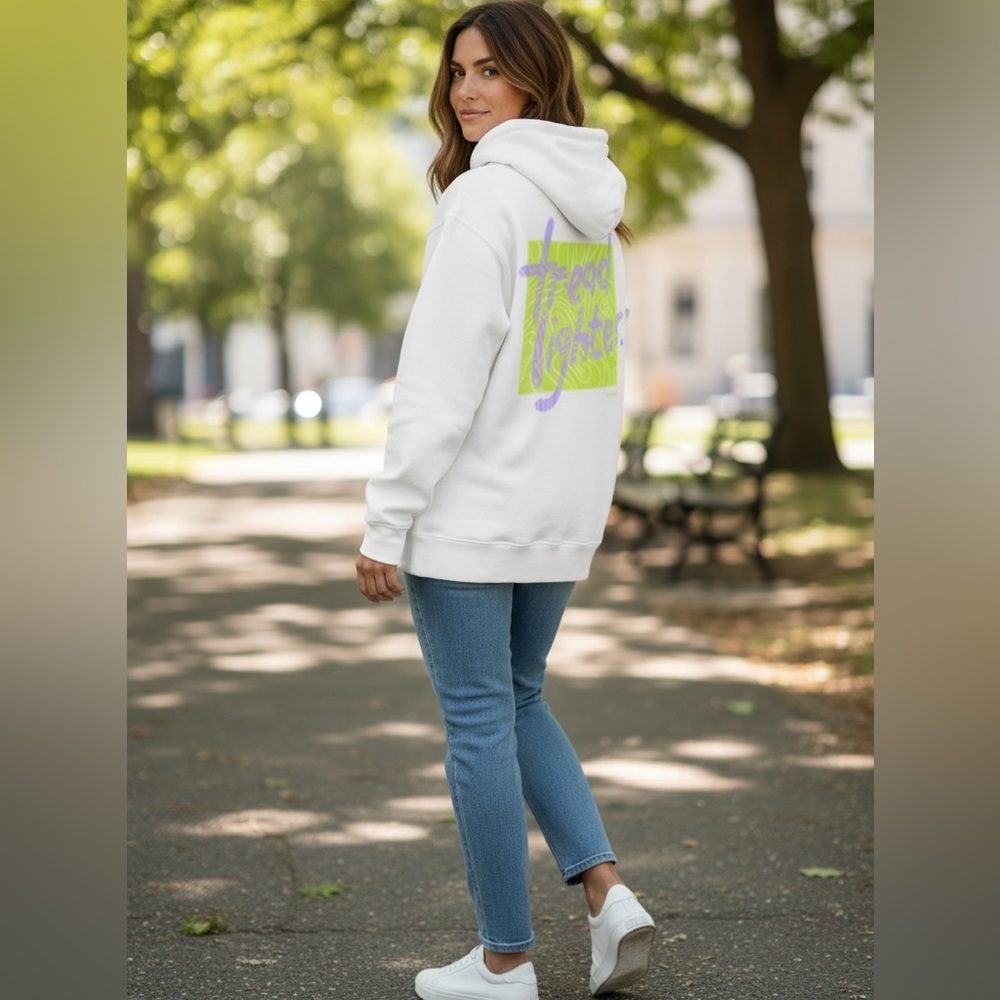 Allbirds Limited R & R Hoodie Unisex Size Medium Tread Lighter Pullover White